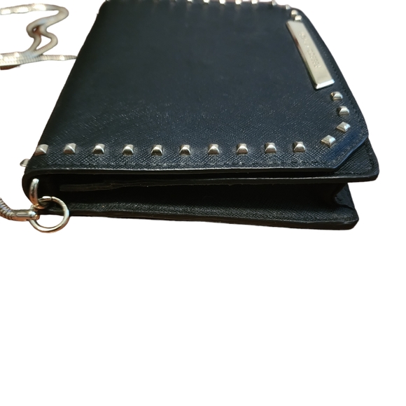 EUC Rebecca Minkoff Leather Studded Chain Strap Flap Crossbody Bag - Picture 6 of 10